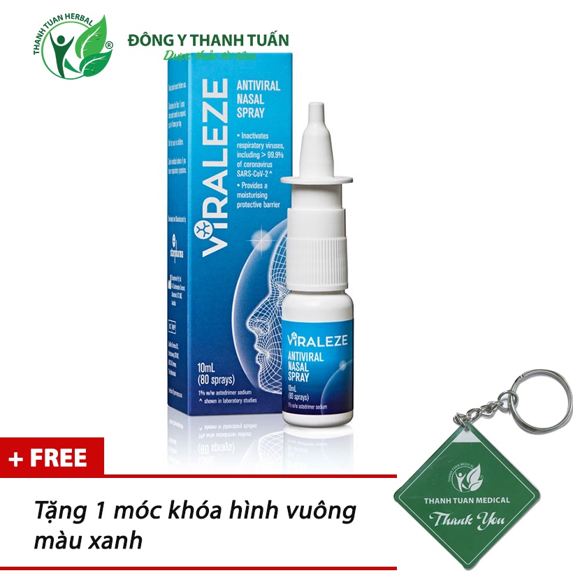 [ Kèm Quà tặng] Bình xịt mũi VIRALEZE Úc - Giúp bất hoạt sự lây lan và tấn công của biến chủng mới