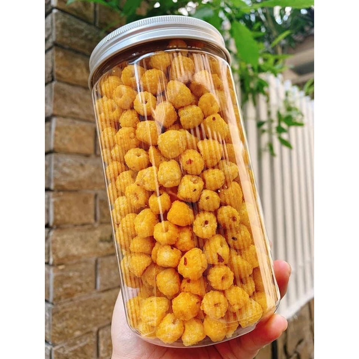 500G Nui Chiên Giòn, Nui Sấy Giòn,Hạt Sen Nui Cay Sấy Gia Vị Giòn Tan