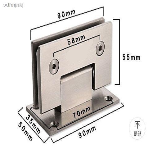 Bản Lề Cửa Kính Bằng Thép Không Gỉ Hai Chiều Cho Phòng Tắm