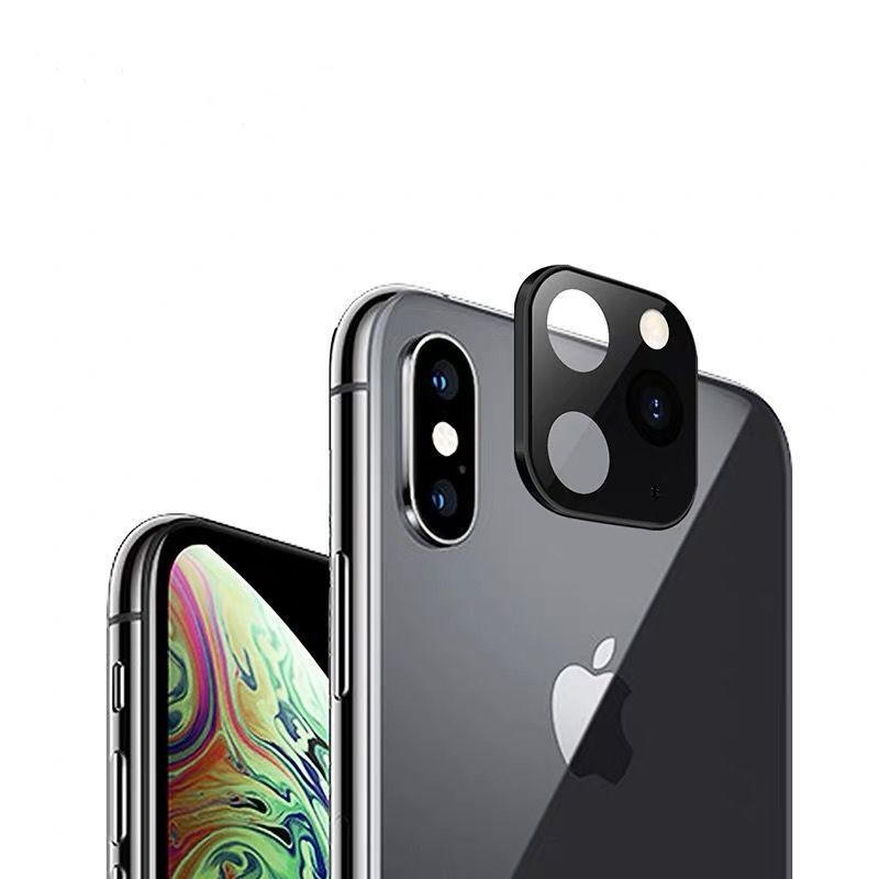 Nắp ống kính camera thay đổi kiểu dáng cho iPhone X sang 11 Pro Max với 4 màu tùy chọn