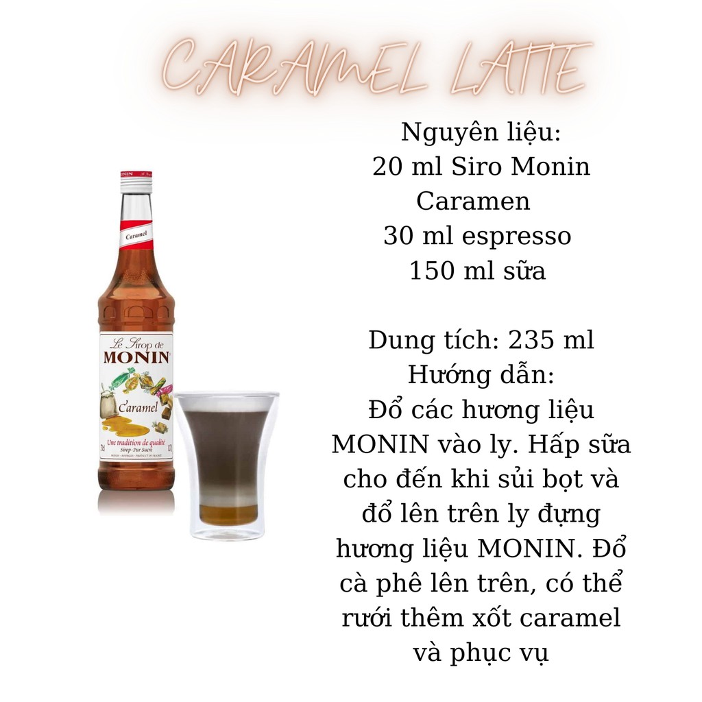 Siro / Syrup MONIN Caramel 700ml - SP000183