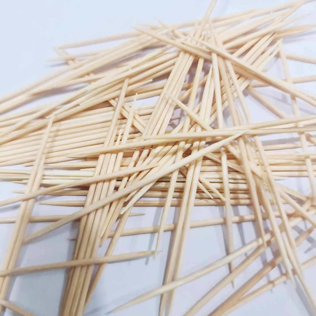 Bịch 100 tăm tre hai đầu dùng một lần