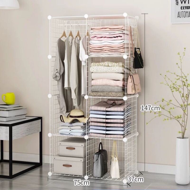 TỦ LƯỚI LẮP GHÉP 8 Ô