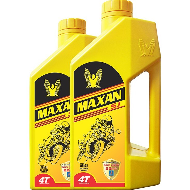 Nhớt xe máy Maxan SJ 15W50 800ML - Công nghệ Nano - Chất Lượng Vượt Trội - Made In Việt Nam