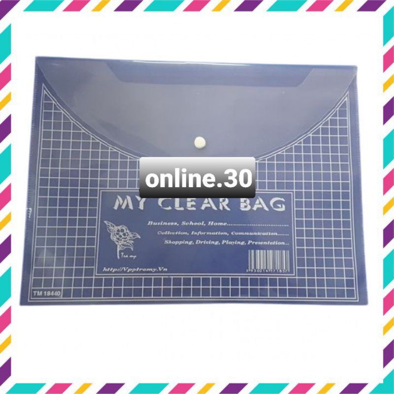 túi Clear Bag _ túi Clear đựng tài liệu ( Loại dày )