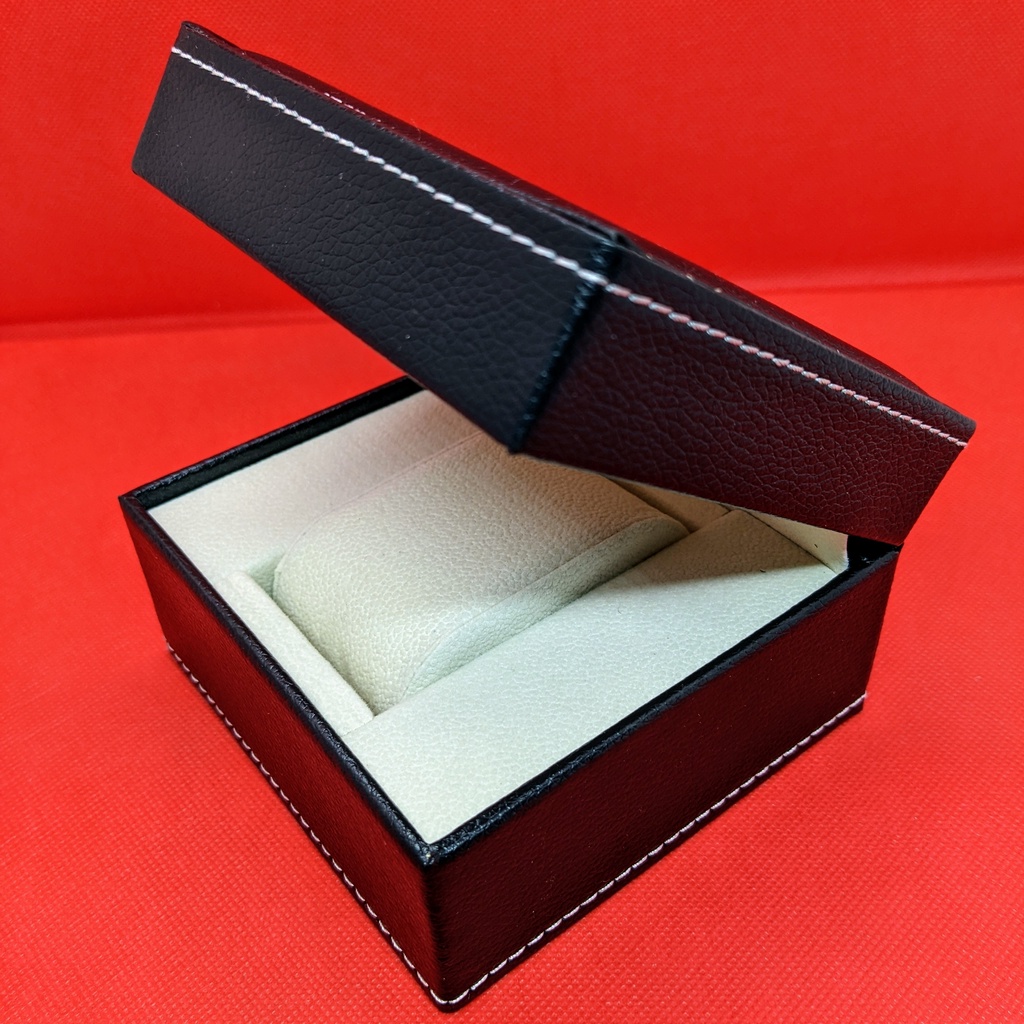Hộp Đồng Hồ Chất Liệu Da PU Cao Cấp, Gối Cứng Giữ Form Đồng Hồ