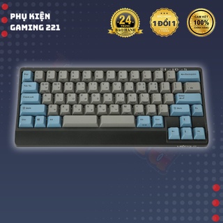 Bàn phím cơ không dây - leopold fc650mds bt blue grey - hàng chính hãng