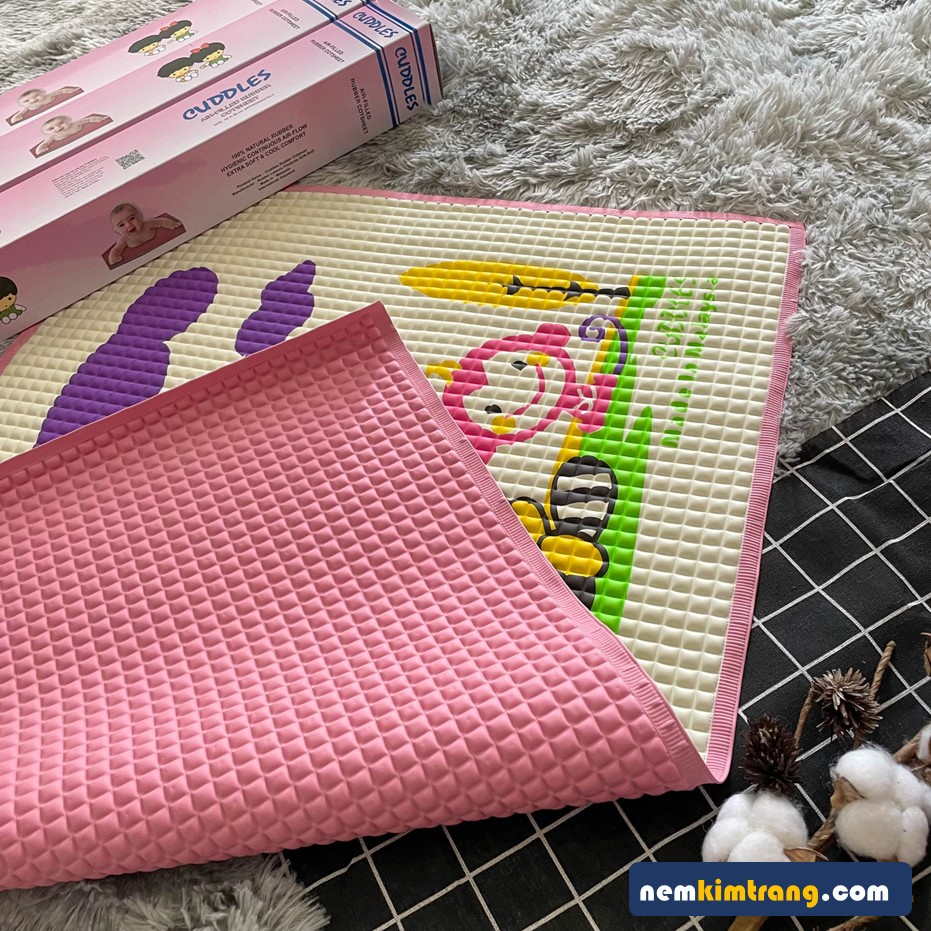 Tấm lót cao su chống thấm em bé Malaysia - THOÁNG KHÍ, NHIỀU MẪU MÃ