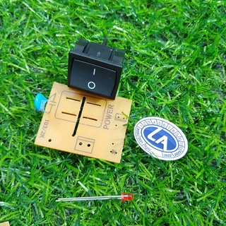 Công tắc nguồn ampli loại tốt kèm mạch in 18mmx22mm
