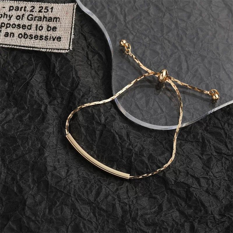 Vòng tay MANYUE mạ bạc 925 phối tua rua có thể điều chỉnh dễ thương