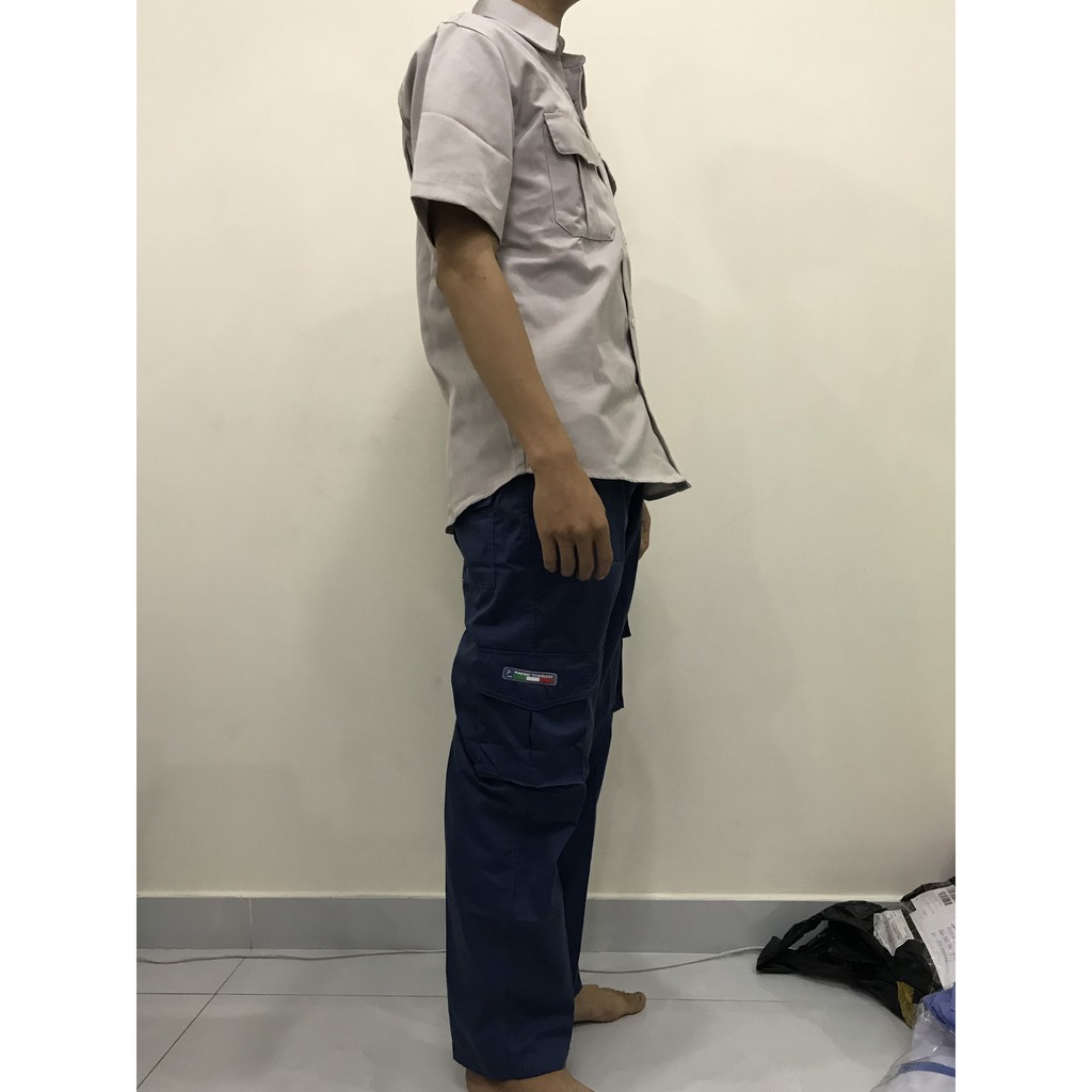 Đồng phục sữa xe piaggio xám