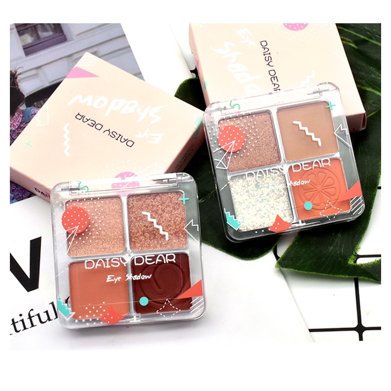 Phấn mắt 4 màu kim tuyến lấp lánh kháng nước thời trang | BigBuy360 - bigbuy360.vn