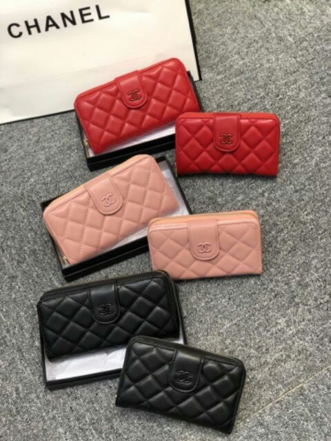 Ví ngắn ví nữ mini kéo khóa da mịn cực sịn hàng cao cấp ( Có Hộp) | BigBuy360 - bigbuy360.vn