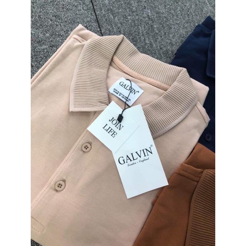 ANA15 - ÁO POLO NAM TRƠN CỔ DỆT SỌC GALV | BigBuy360 - bigbuy360.vn