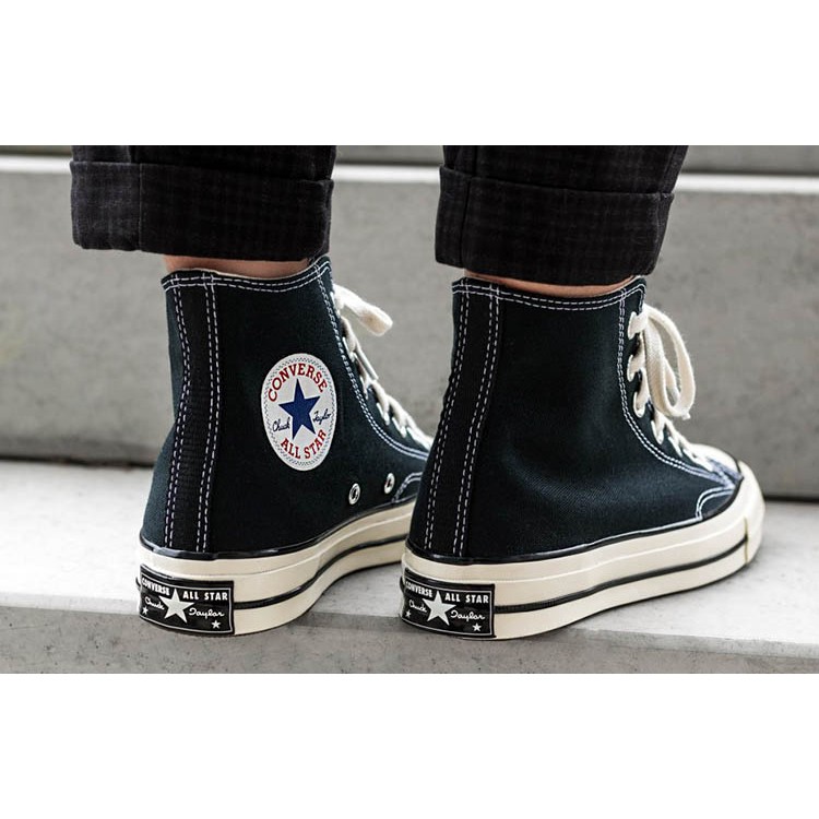 [XẢ KHO + FREESHIP] Giày thể thao Converse 1970s  đen đế trắng cổ cao