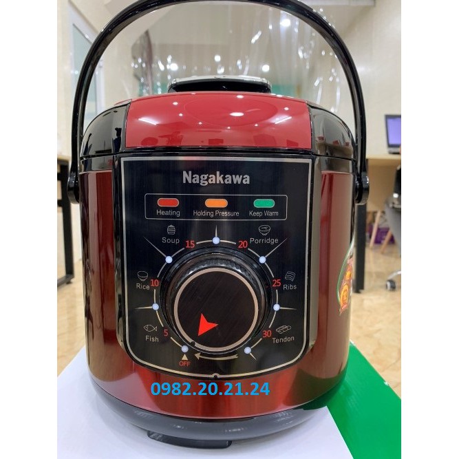 Nồi áp suất điện Nagakawa NAG0205 - Hàng chính hãng