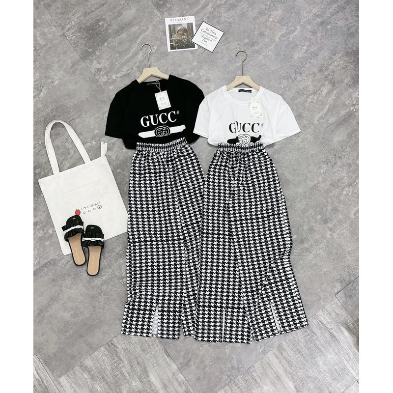 SET ÁO GUCCI QUẦN CARO