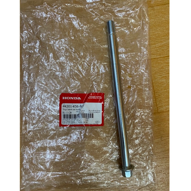 Trục Bánh Trước Hàng Zin Honda DREAM WAVE [ CHÍNH HÃNG ] - Trục Trước Xe Máy Cao Cấp Lắp Dream Thái, Dream Việt Các Đời