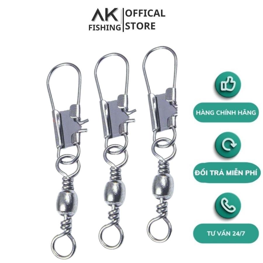Khóa link câu cá chống xoắn xuất sứ nhật bản chịu tải lớn chất liệu thép không gỉ câu lure đài đơn chất lượng giá rẻ