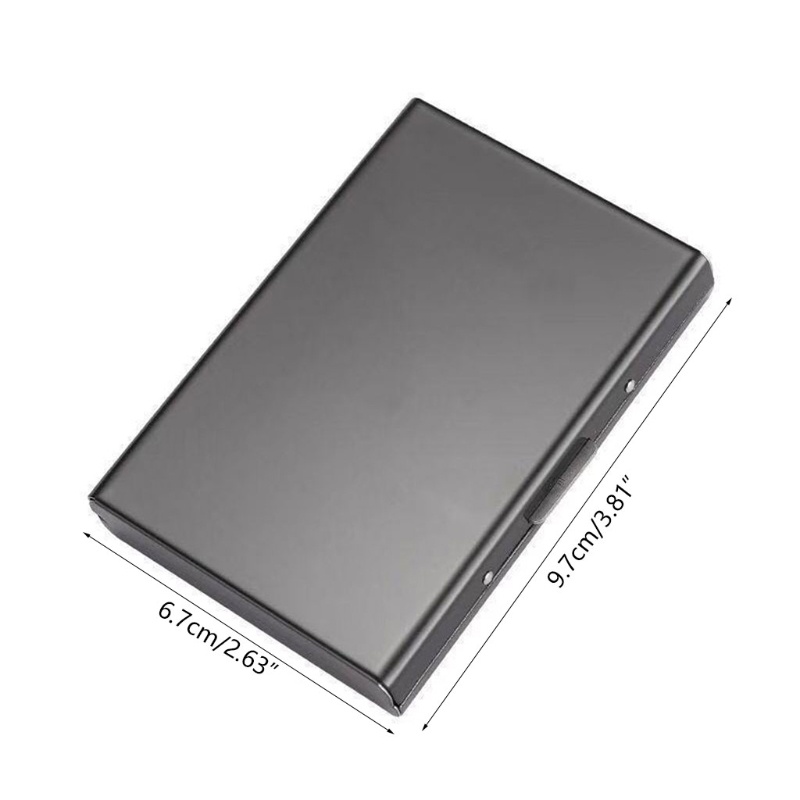Ví Đựng Thẻ Tín Dụng Chất Liệu Thép Không Gỉ