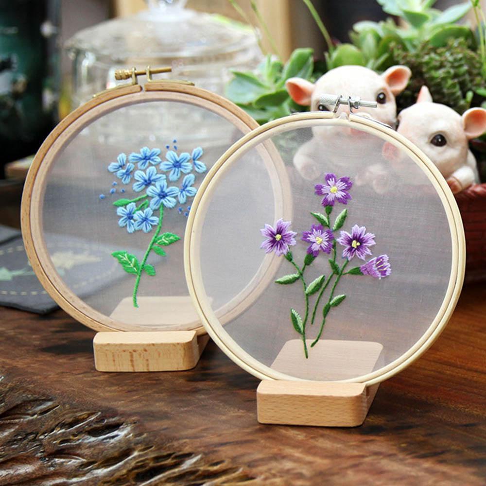 Khung Thêu Hoa Thủ Công DIY Dành Cho Người Mới Bắt Đầu