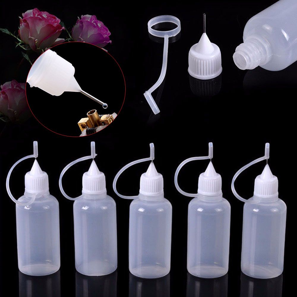 Chai đầu kim rỗng bằng nhựa trong suốt chất lượng cao có thể nạp lại nhỏ giọt chuyên dụng tiện dụng