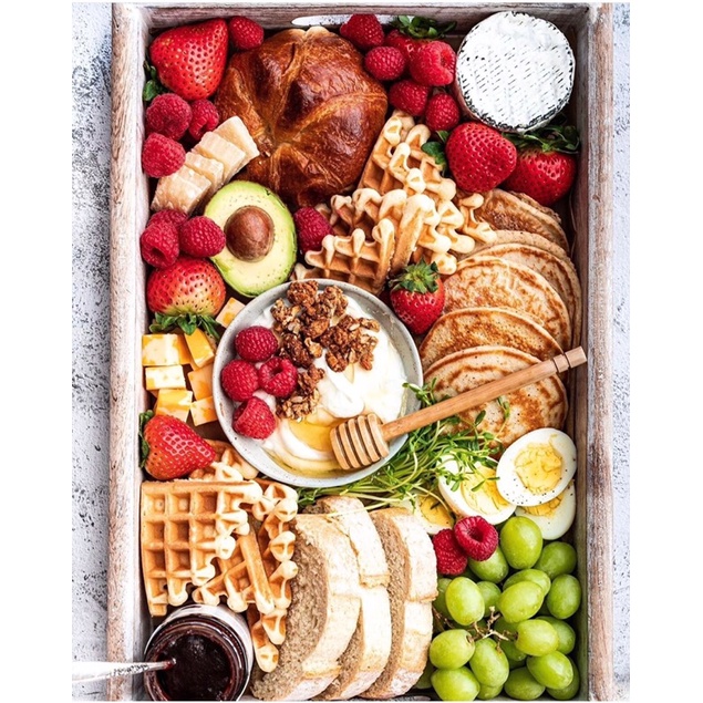 OLABEN Nutrition COMBO 4 loại Granola + Diet Biscuits+ Bars + Mixed Nuts + Chén muỗng dừa