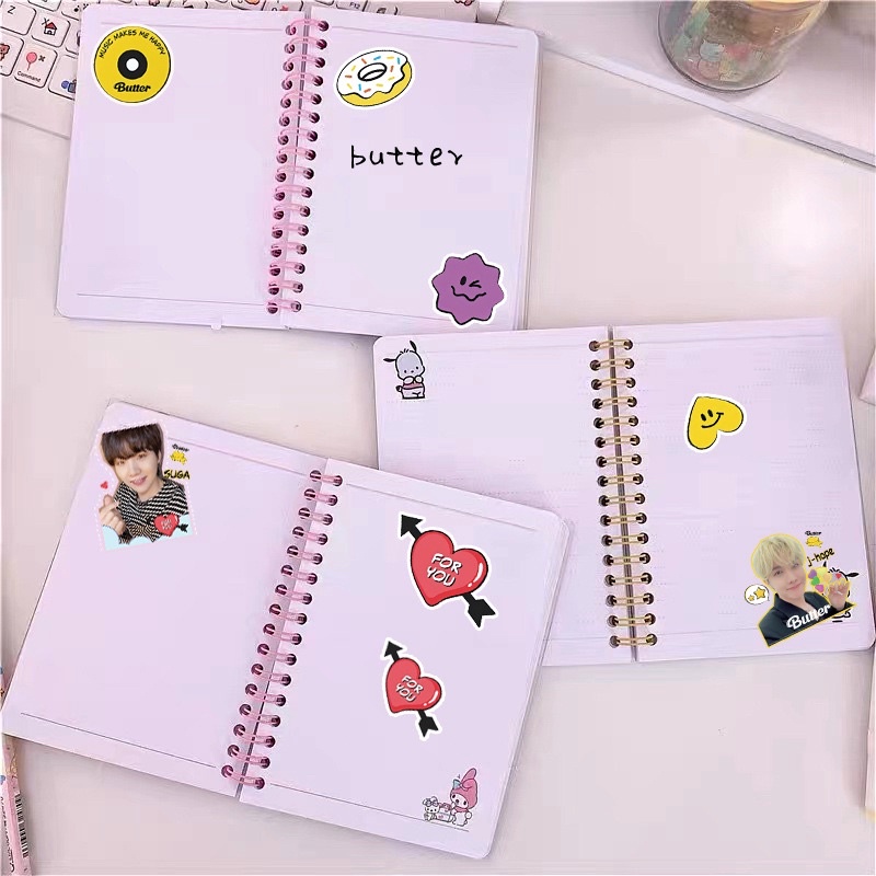 Sticker BTS trong album BUTTER hàng unoff