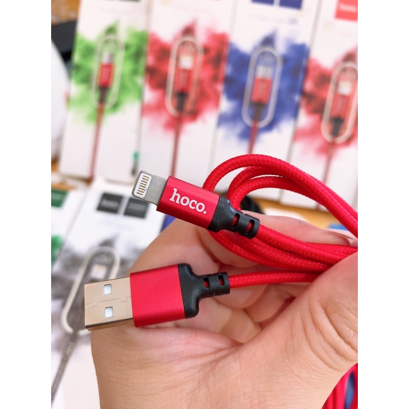 Cáp Sạc nhanh dây dù HOCO X14 ip/Micro/TyC chiều dài 1mét/2mét
