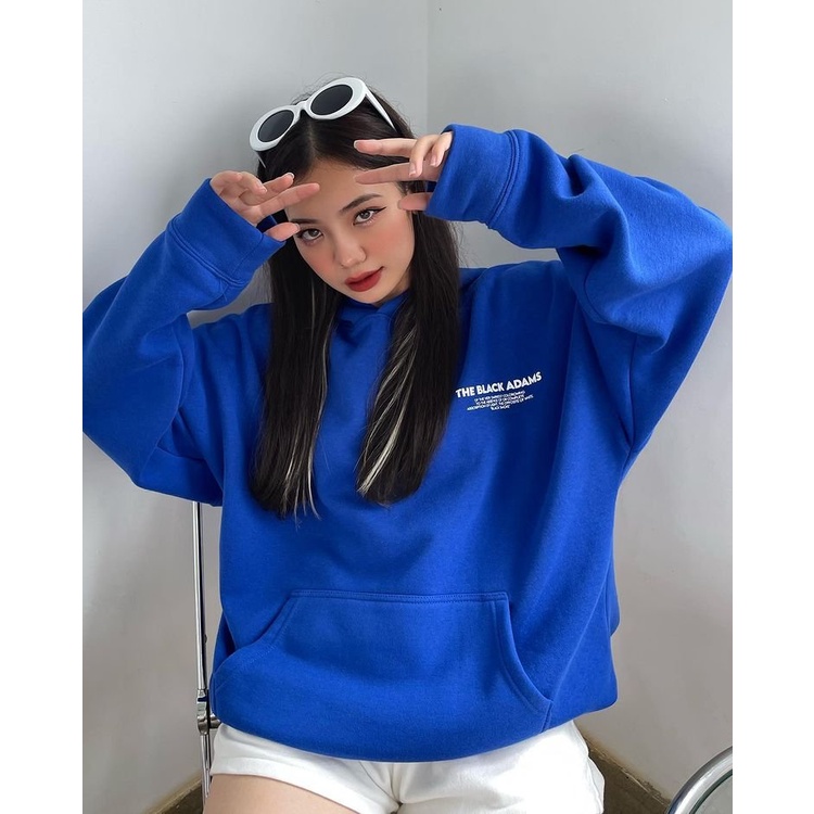 Áo Hoodie Xanh Lá Bộ Xương, Xanh Dương, Đen -  Khoác nỉ dáng rộng unisex