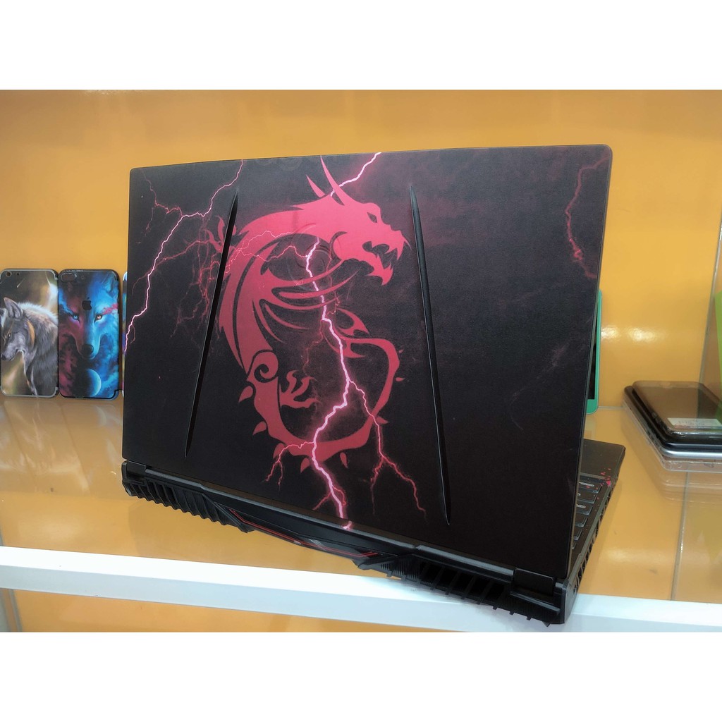 Decal Skin dán Laptop mẫu rồng msi