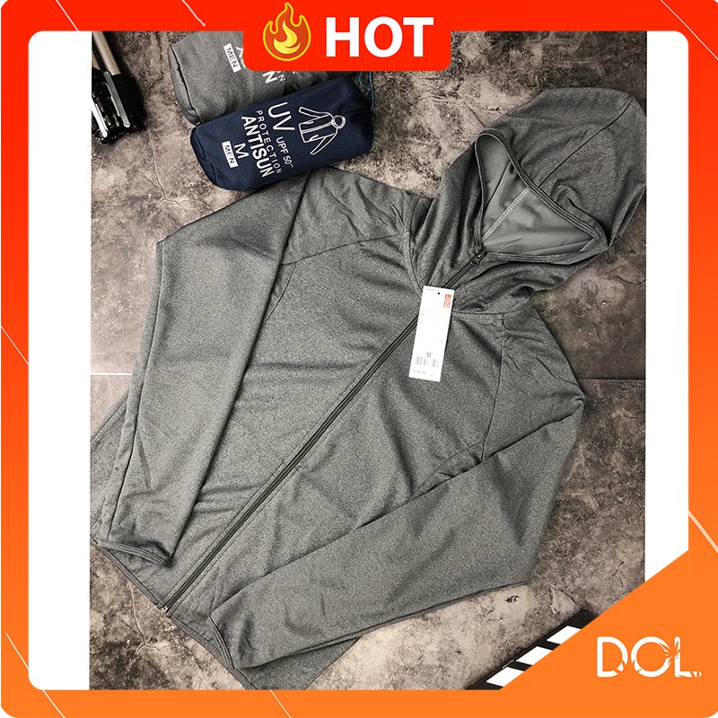 Áo chống nắng nam , chống tia UV chất thun co dãn phủ các hạt chống nắng hiệu quả ( màu xám và xanh navy)