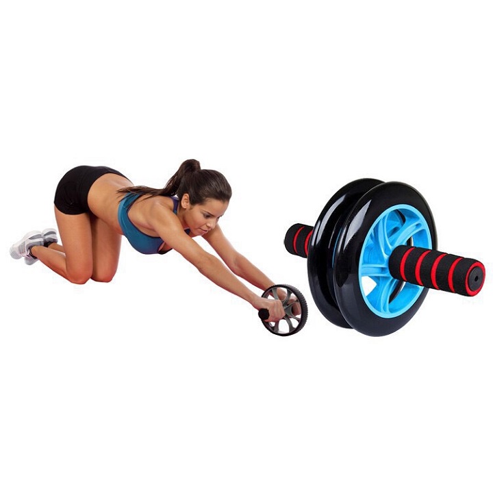 con lăn tập bụng⚡Free Ship⚡ con lăn 2 bánh - full box (hàng loại 1)