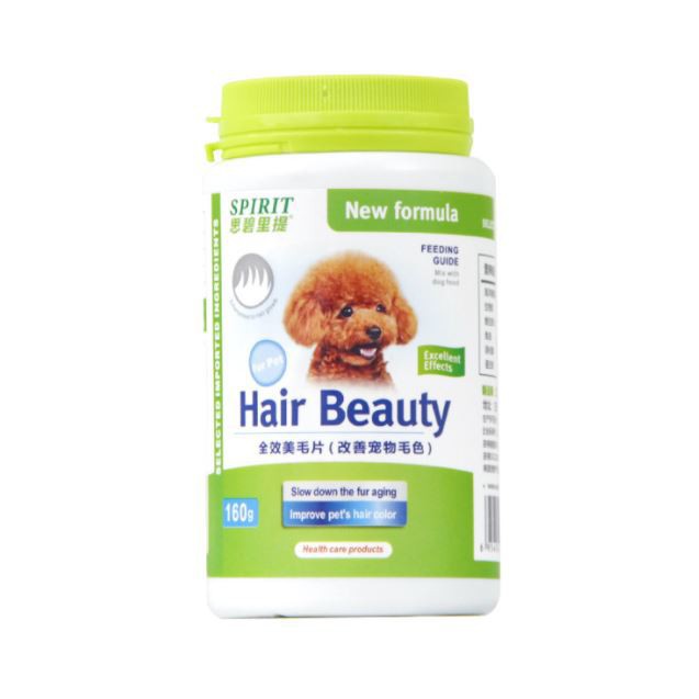Viên dưỡng lông Hair Beauty Spirit cho chó 160g