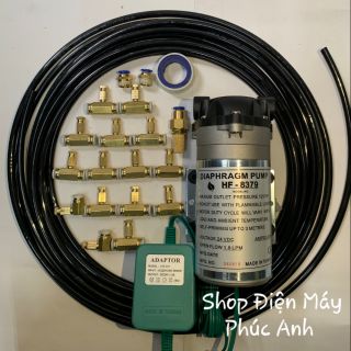 Bơm phun sương làm mát gồm 15 đầu phun và 20m dây