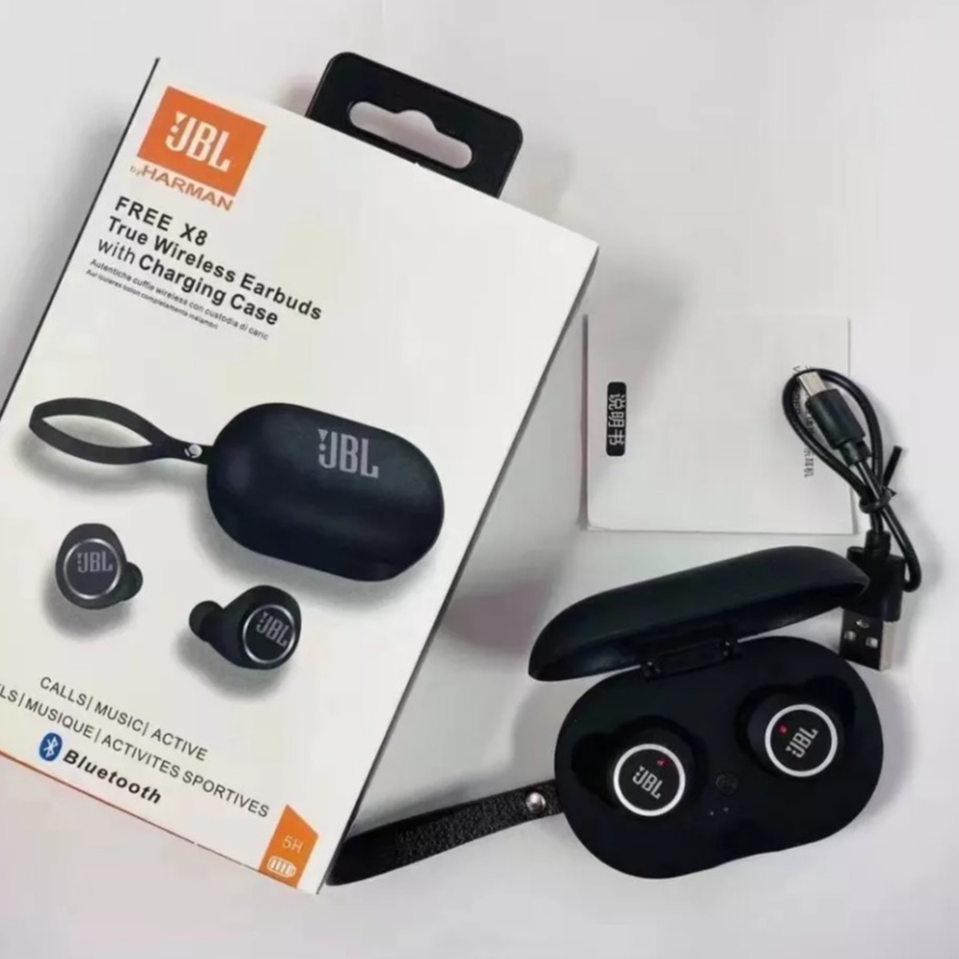 Tai Nghe Bluetooth Không Dây TWS JBL X8/Tai Nghe Thể Thao Tai Nghe JBL X8 Có Hộp Đựng