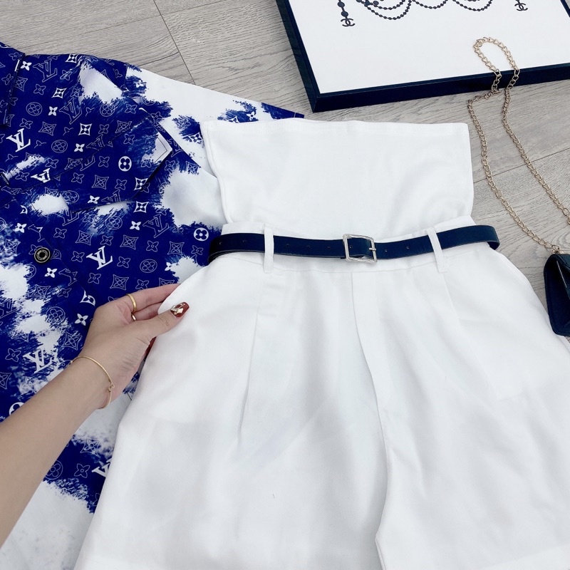 [ 𝐅𝐑𝐄𝐄 𝐒𝐇𝐈𝐏 ]  SÉT 4 CHI TIẾT SƠ MI LOANG L.V ÁO KAKI DẦY DẶN LOANG MÀU CÁ TÍNH