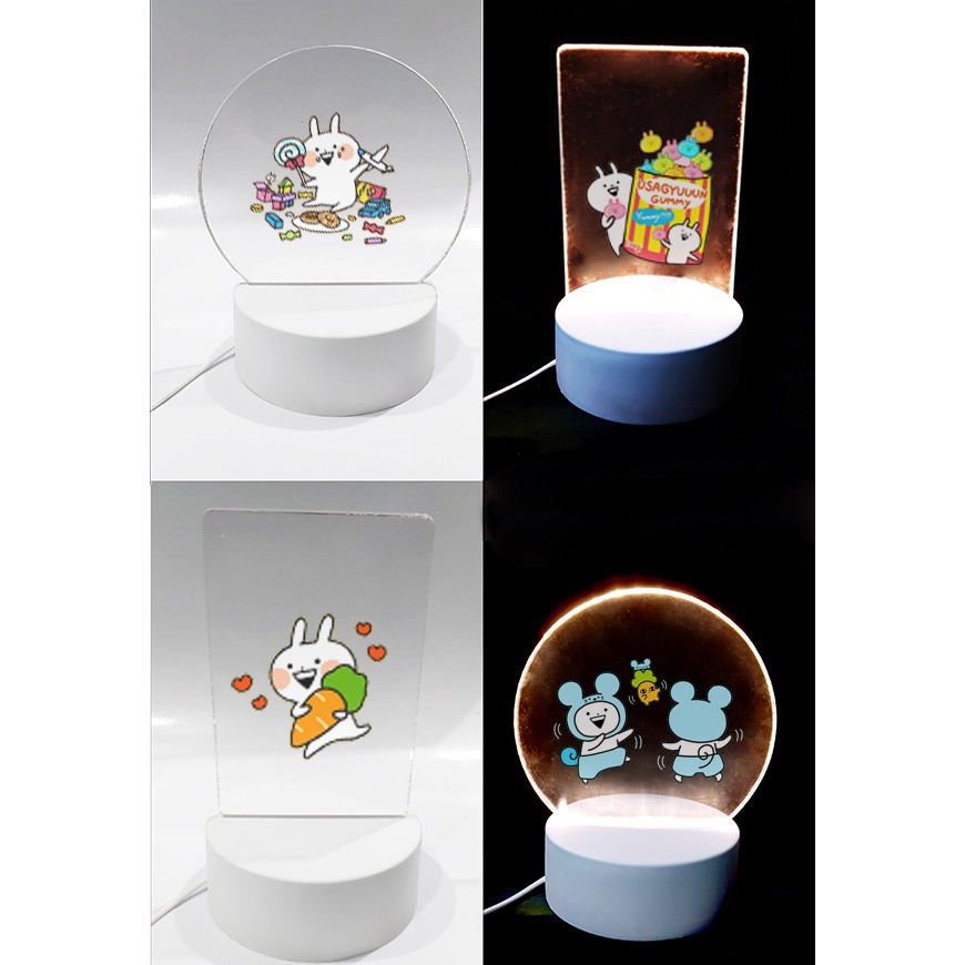 Đèn Led 3D thỏ usagyuuun DLI32 Đèn Ngủ 3D Sáng Tạo cute dễ thương