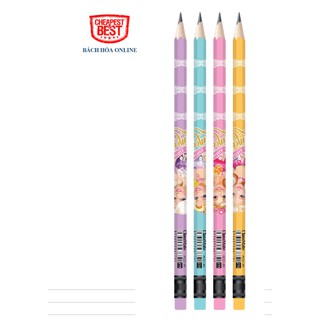 Combo 2 Chiếc Bút chì gỗ 2B có tẩy PC01