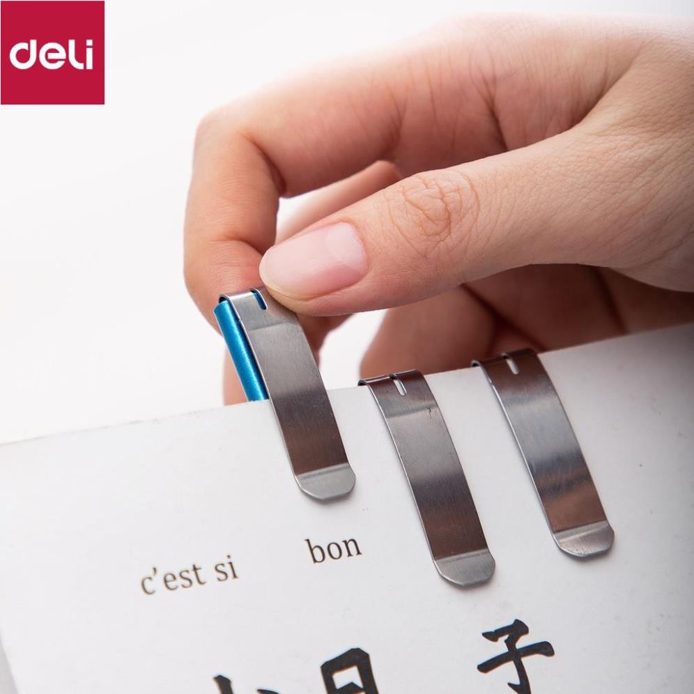 Dao rọc giấy nhỏ Deli - Đỏ/Tím/Xanh lá/Xanh dương - 1 chiếc màu ngẫu nhiên - E2066 [Deli]