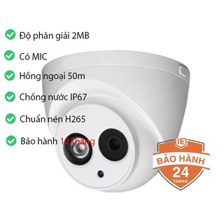 Camera ip hồng ngoại dahua ipc-hdw1235c-a chống nước, có mic