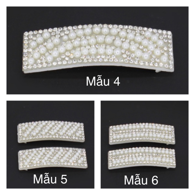 Kẹp mái dãy Ngọc đính đá