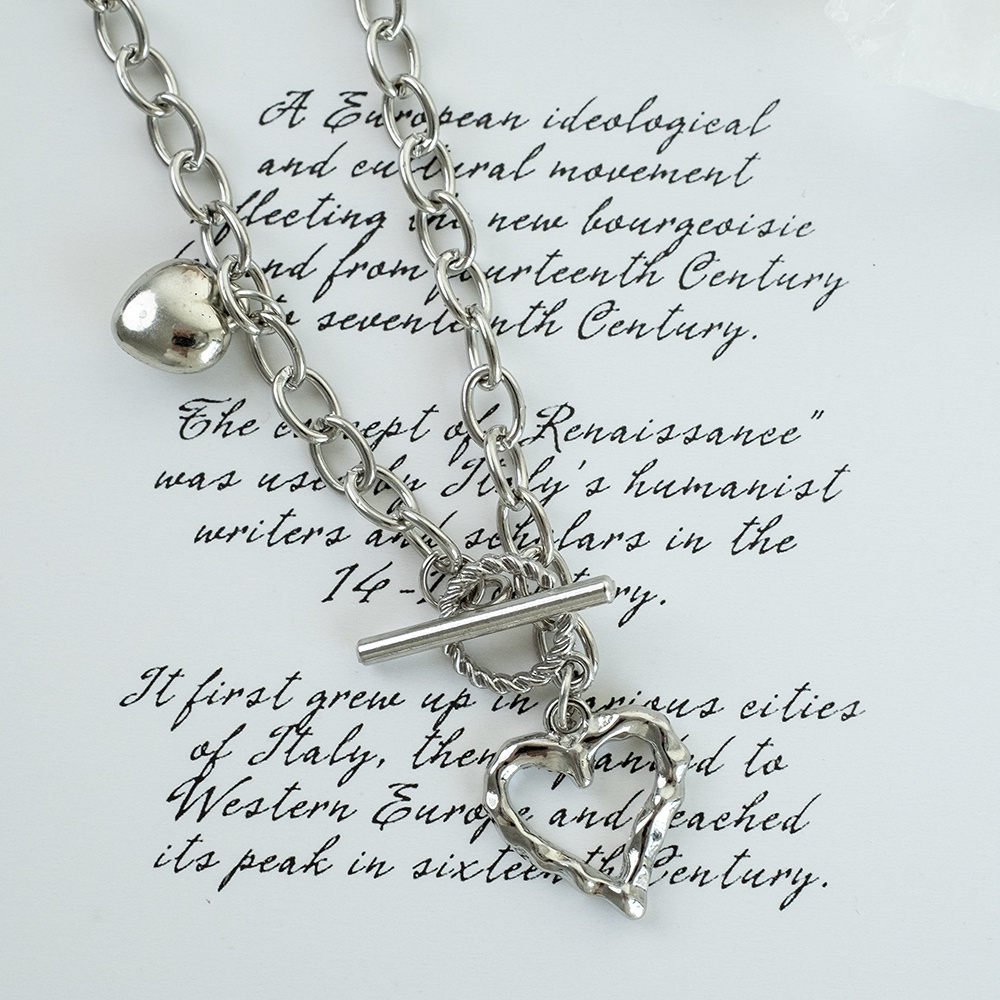 Vòng cổ Hình Trái Tim Phong Cách Âu Mỹ Thời Trang Cho Nữ