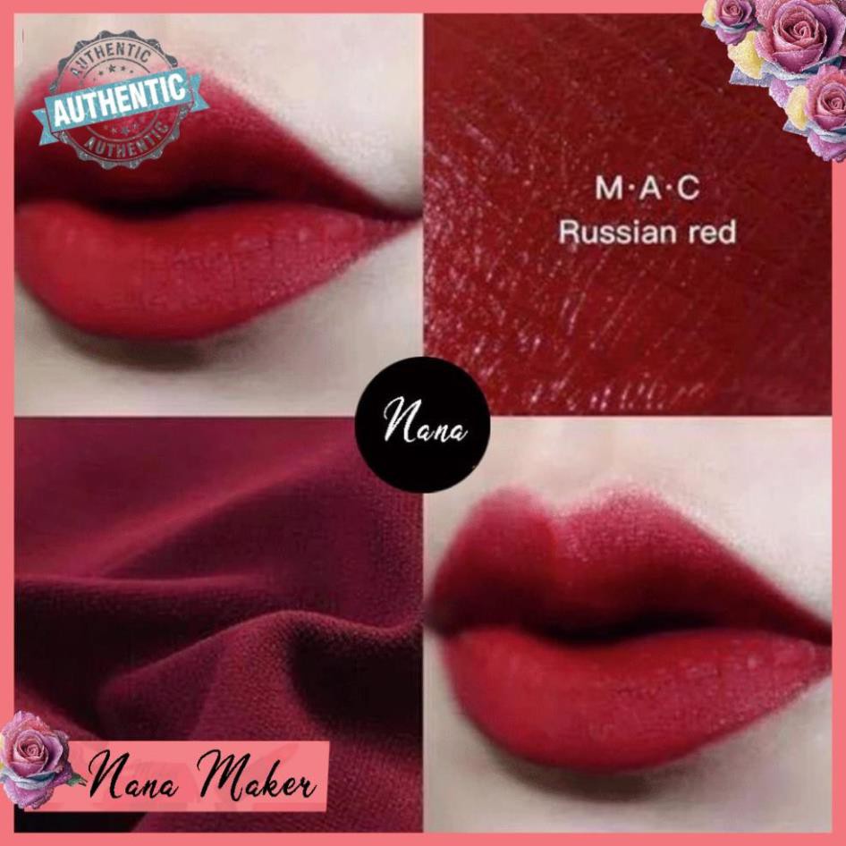 Son MAC chính hãng Russian Red 612 Matte Lipstick ĐỎ CỔ ĐIỂN