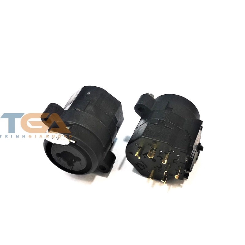 Ổ âm Jack tín hiệu đa năng 2 in 1 / sử dụng đc Jack 6ly và Canon XLR ( giá 1c )c