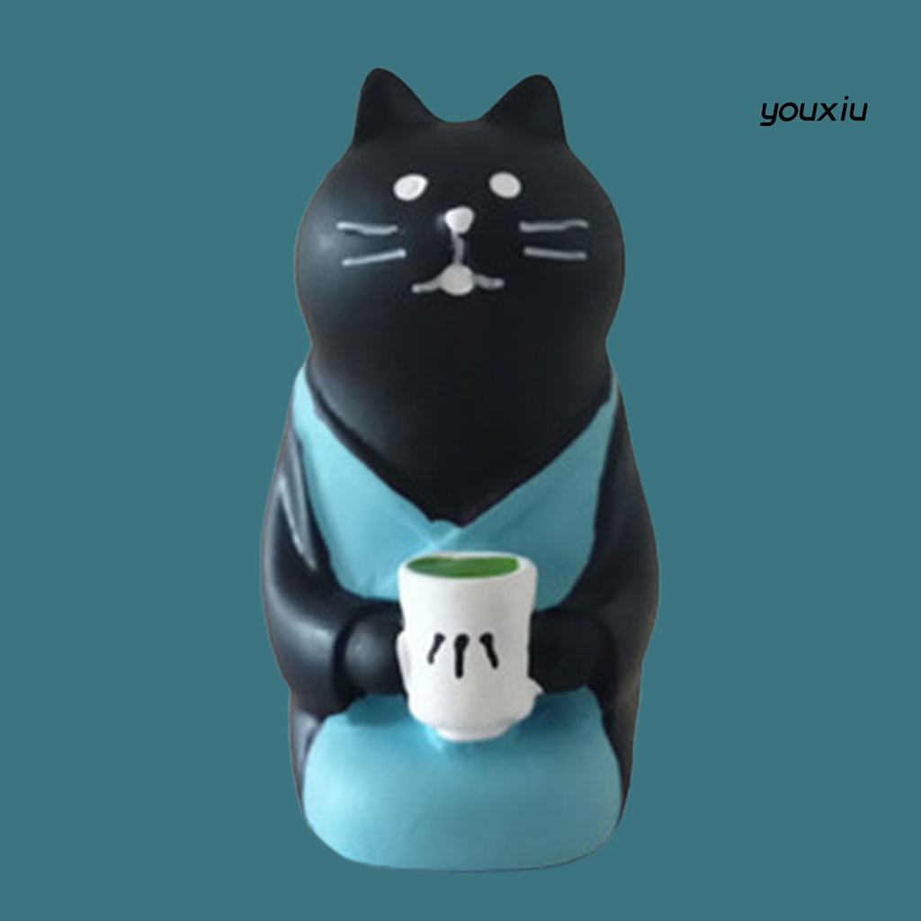 Mô Hình Mèo Zakka Mini Đáng Yêu Trang Trí Nhà Cửa