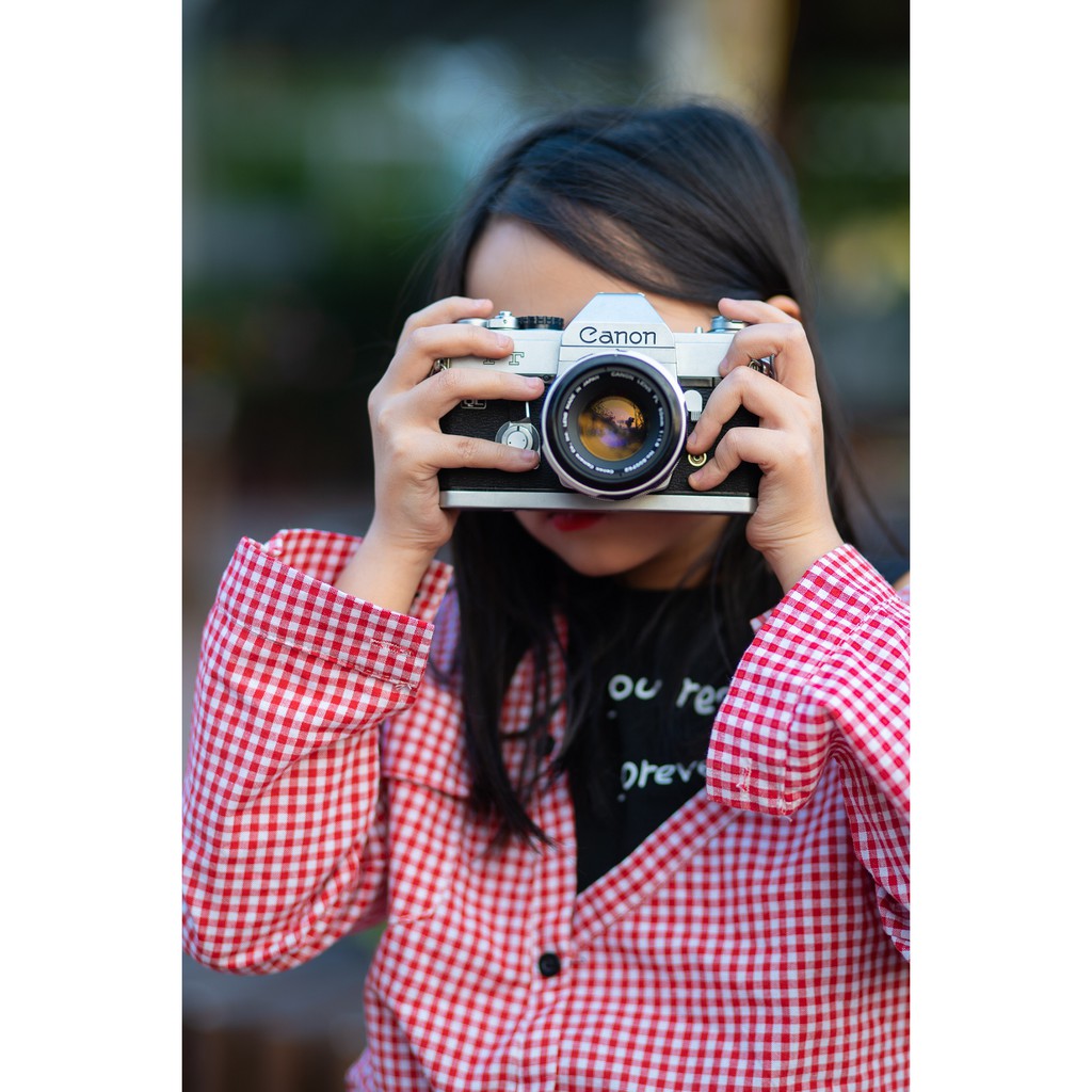 Máy ảnh cổ vintage Canon FT QL kèm lens 50/1.8 hoặc 35mm f3.5