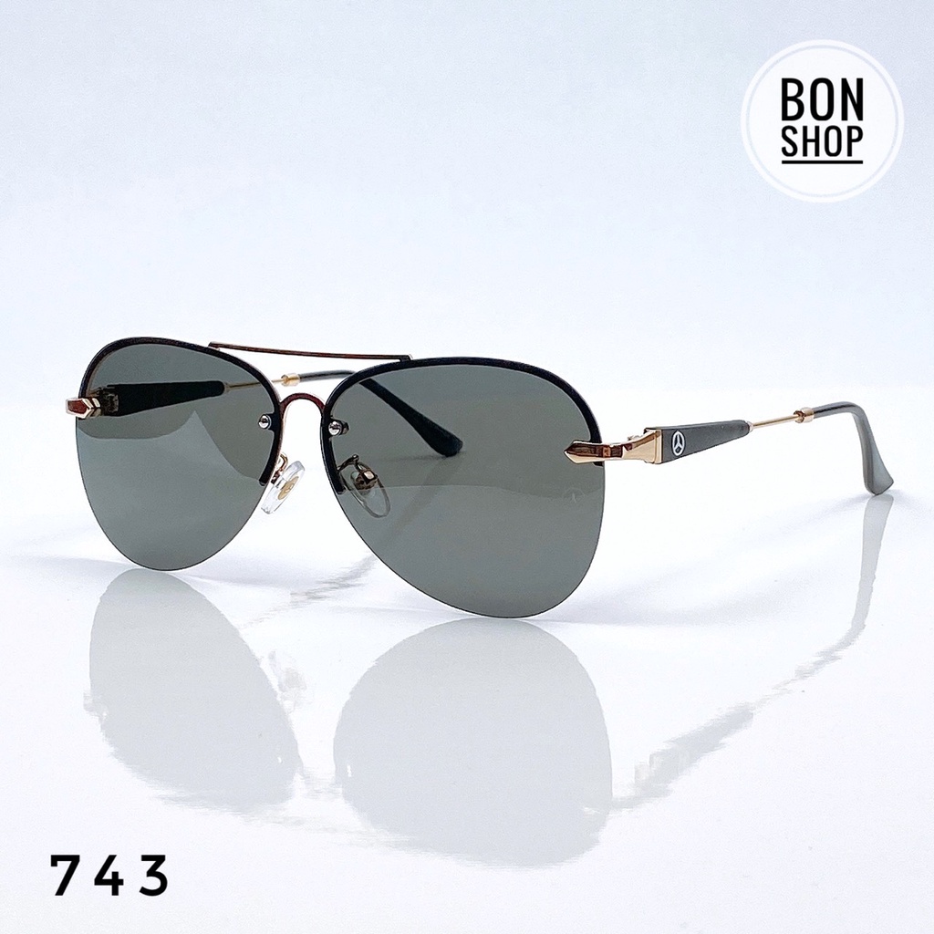 Kính Mát Nam Thời Trang Phái Mạnh MER743, Gọng Hợp Kim Siêu Nhẹ, Tròng Polarized_Bon Shop