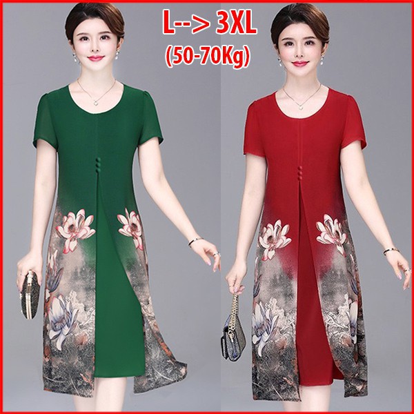 đầm trung niên BIGSIZE– ĐẦM SUÔNG DỰ TIỆC TRUNG NIÊN, KIỂU ĐẦM SUÔNG BIGSIZE, ĐẦM BIGSIZE TRUNG NIÊN U50 U60 3270 328