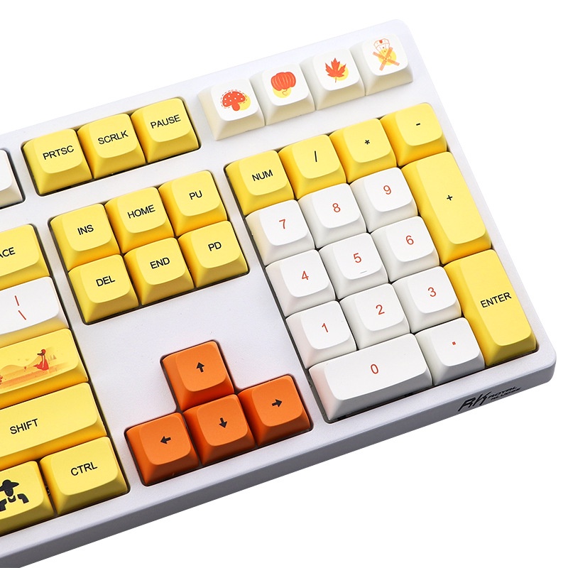 Keycap Cho Bàn Phím Cơ PBT XDA  AUTUMN 129 Phím | Ez.Market